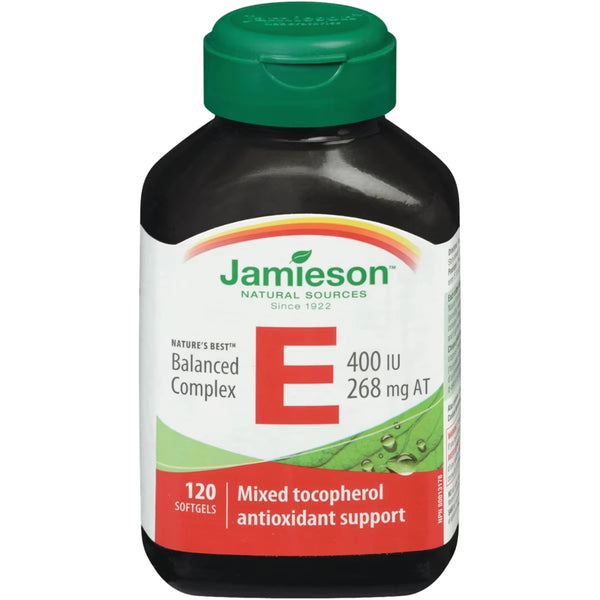 Vitamina E 400 UI Complejo con Mezcla de Tocoferoles Jamieson