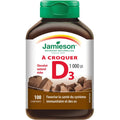 Vitamina D Masticable 1000 UI Sabor Chocolate Jamieson ProVitamina