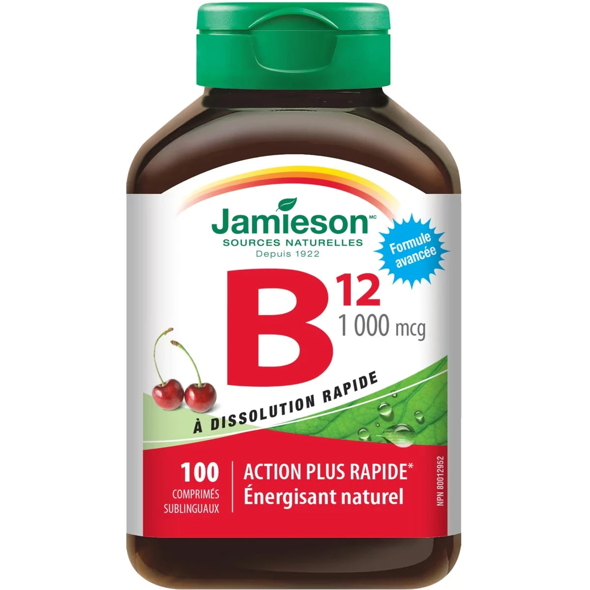 Vitamina B12 Metilcobalamina Sublingual 1000 mcg Jamieson