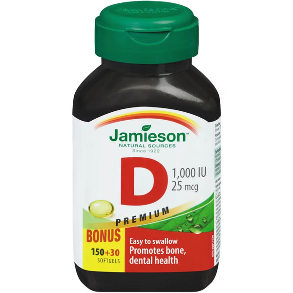 Vitamina D 1.000 UI Cápsulas Blandas Jamieson ProVitamina