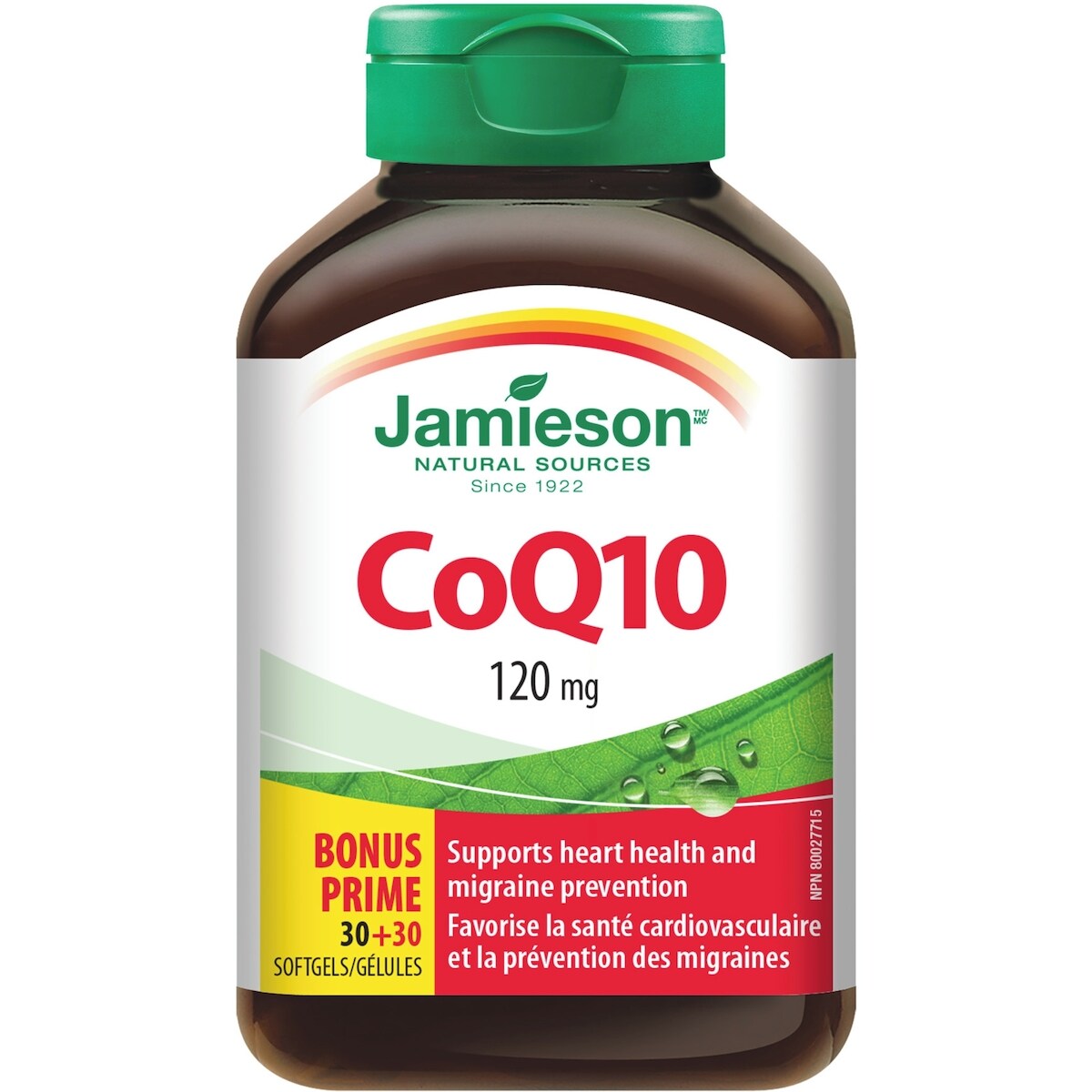 Suplemento CoQ10 120 mg Jamieson ProVitamina
