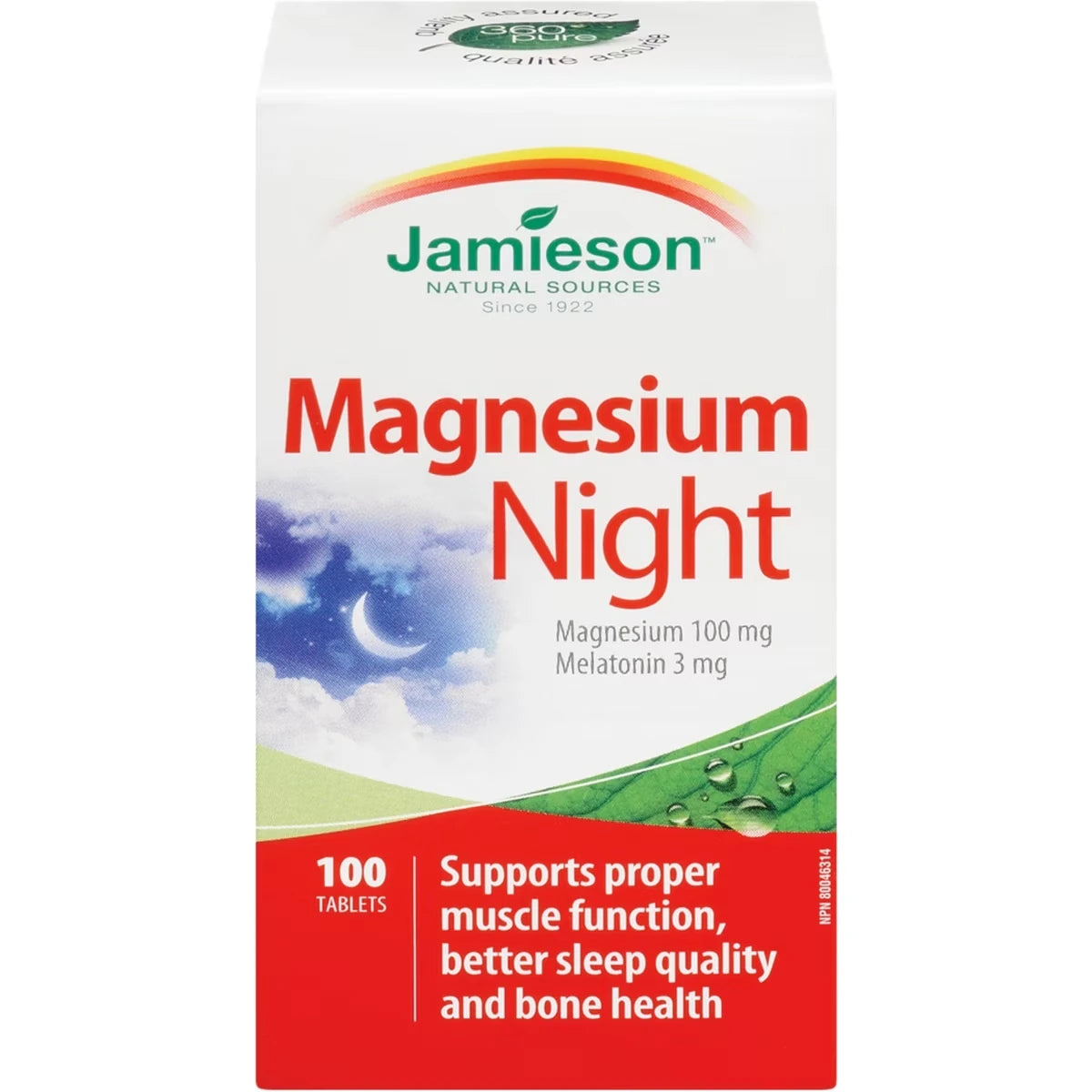 Suplemento Magnesio Noche Jamieson ProVitamina