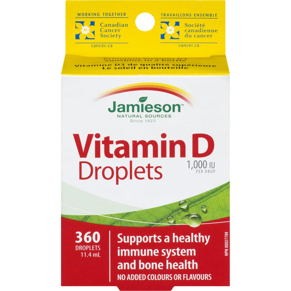 Vitamina D en Gotas 1.000 UI Jamieson ProVitamina