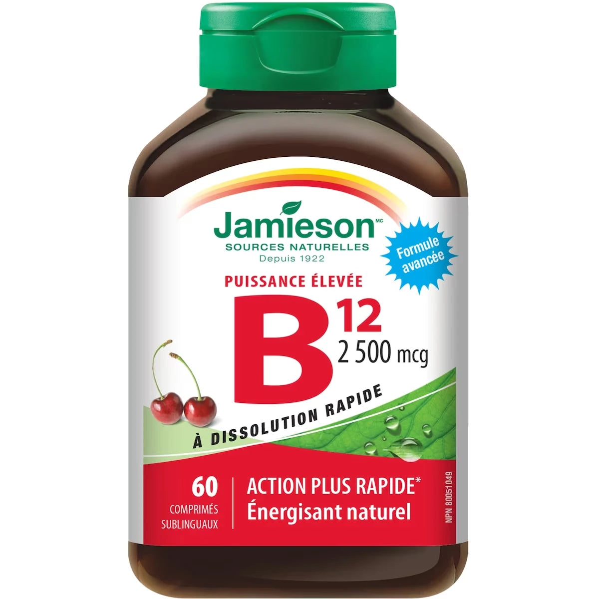 Vitamina B12 Metilcobalamina 2.500 mcg Jamieson ProVitamina