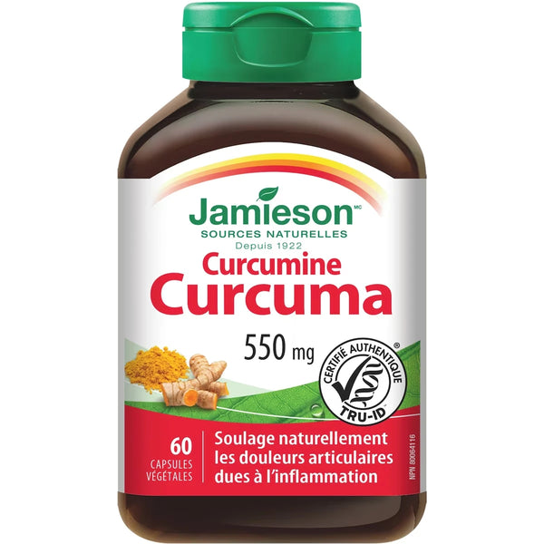 Cápsulas de Cúrcuma Curcumina Alta Concentración Jamieson ProVitamina