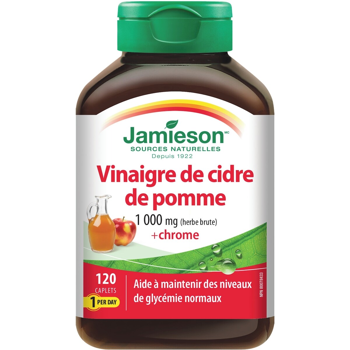 Vinagre de Sidra de Manzana con Cromo 1000 mg Jamieson ProVitamina