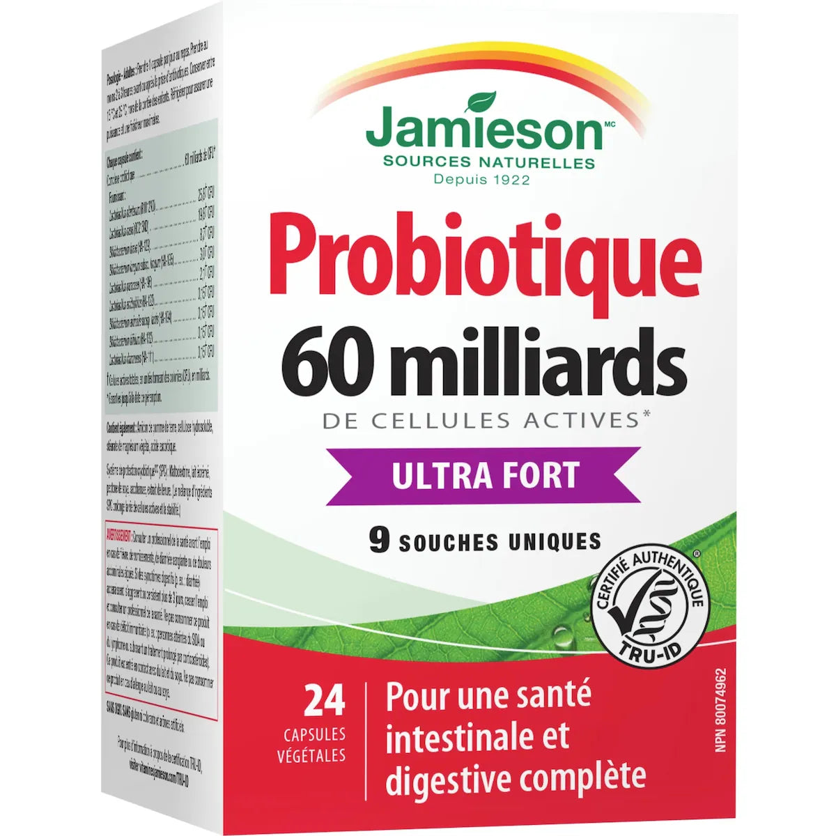 Probiótico 60 Mil Millones Jamieson ProVitamina