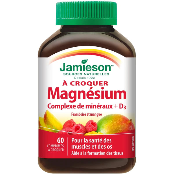 Complejo de Magnesio y Minerales Masticable Jamieson ProVitamina