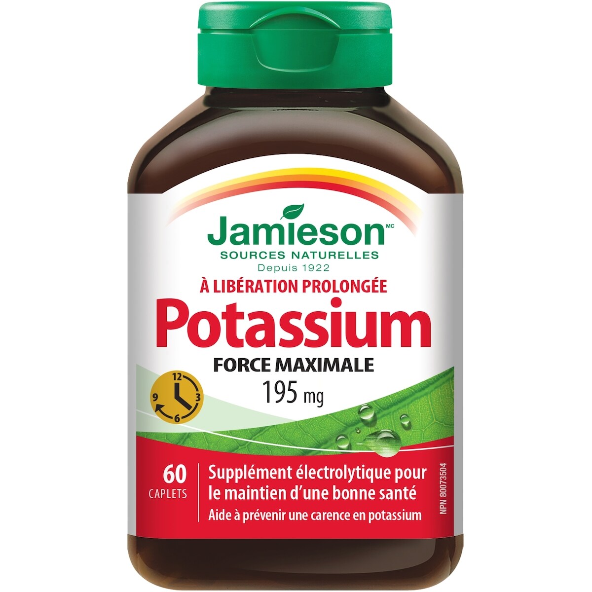 Potasio de Liberación Prolongada 195 mg Jamieson ProVitamina