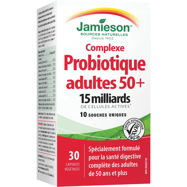 Probiótico Complejo para Adultos 50+ Jamieson ProVitamina