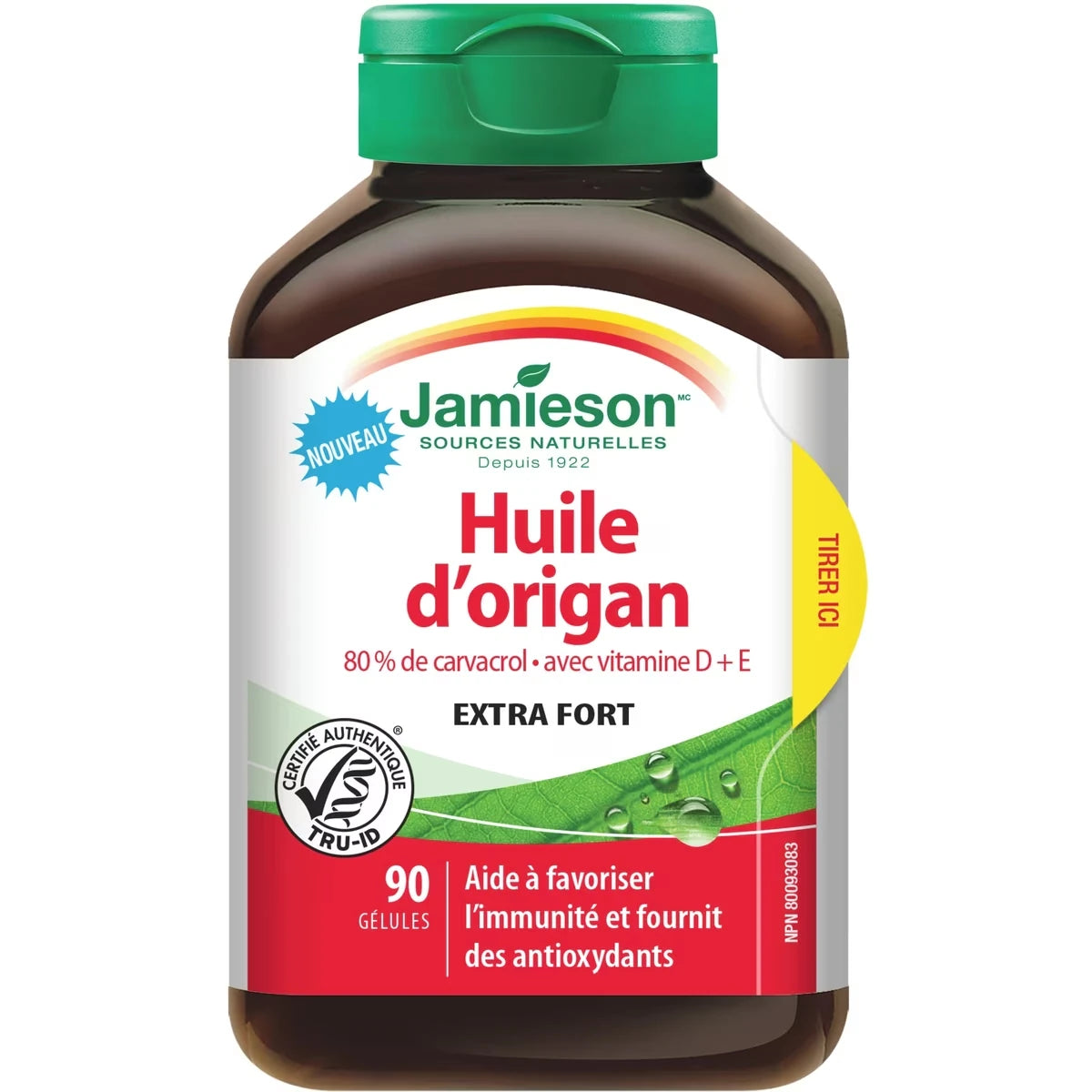 Vitamina D Aceite de Orégano Extra Fuerte Jamieson ProVitamina