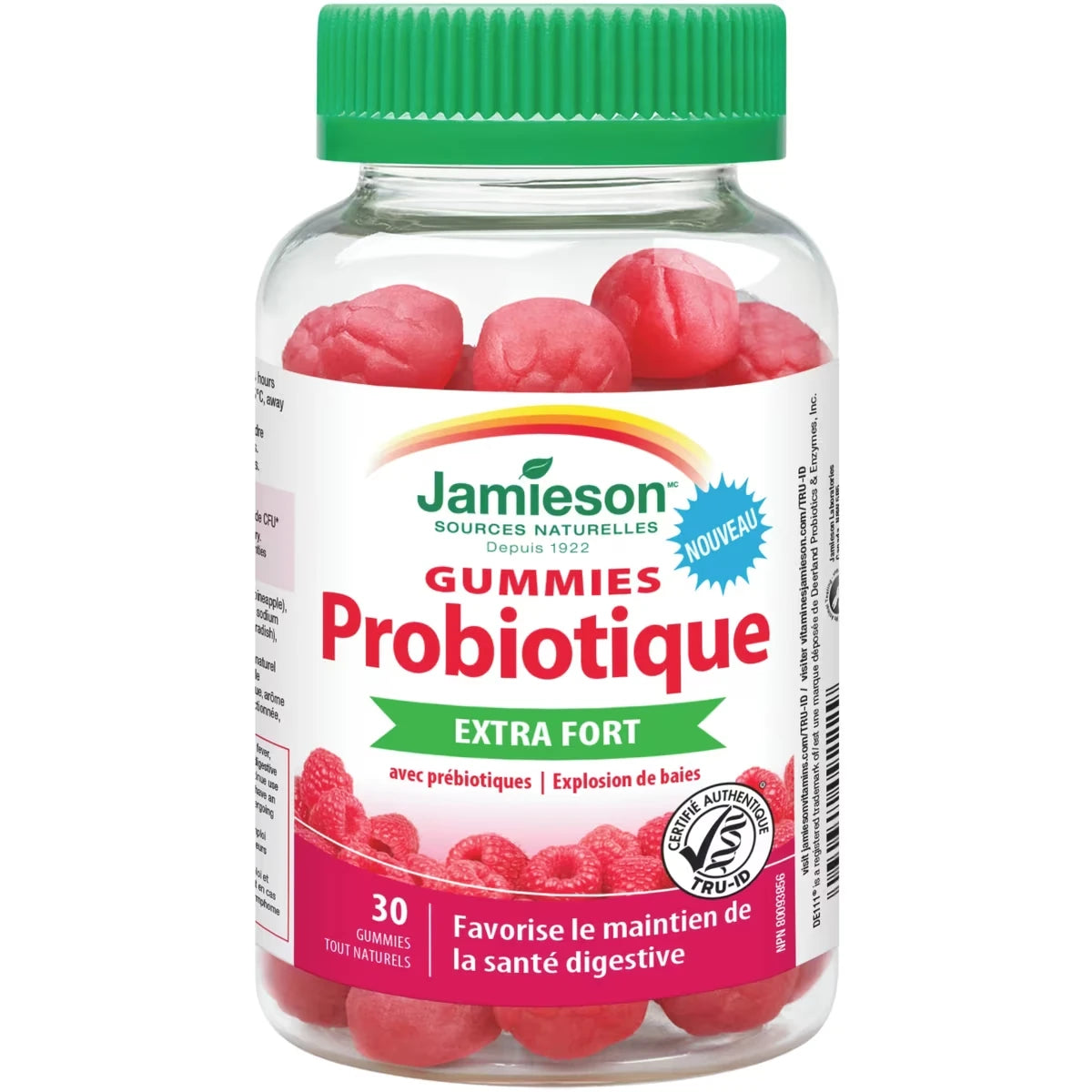 Gomitas Probióticas Extra Fuerte con Prebióticos Jamieson ProVitamina
