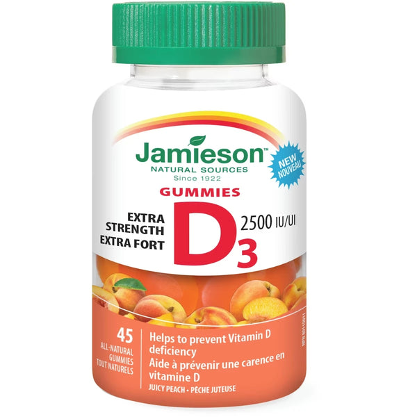 Vitamina D 2500 UI en Gomitas Jamieson ProVitamina