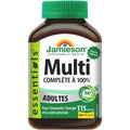 Multivitamínico Completo para Adultos 115 Unidades Jamieson