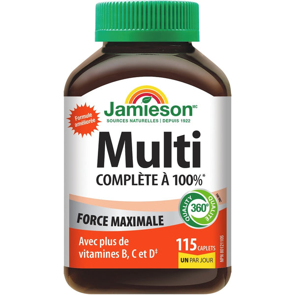 Multivitamínico Completo 100% 115 Unidades Jamieson ProVitamina