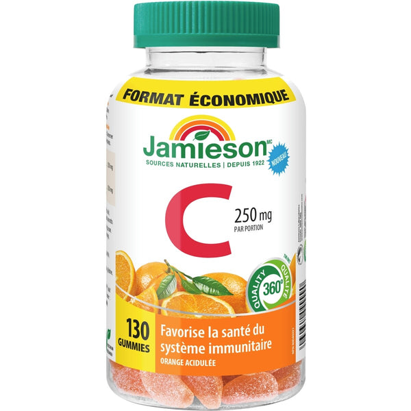 Gomitas de Vitamina C Naranja Formato Económico Jamieson ProVitamina