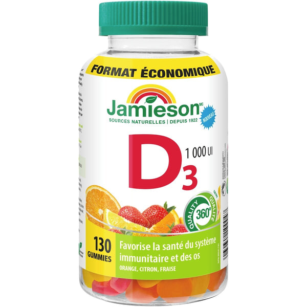 Gomitas de Vitamina D 1.000 UI Formato Económico Jamieson ProVitamina