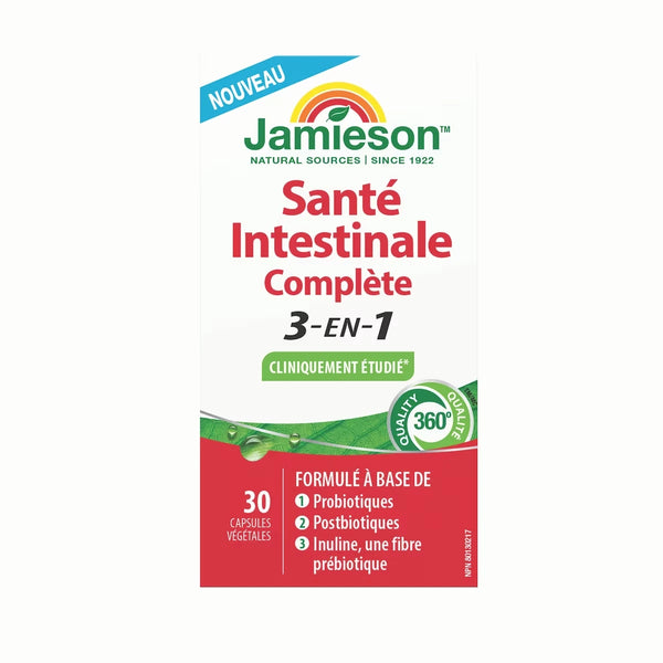Suplemento Salud Intestinal 3 en 1 30 cápsulas Jamieson ProVitamina