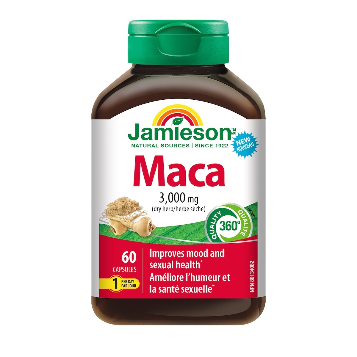 Maca 3.000 mg 60 Cápsulas Jamieson ProVitamina