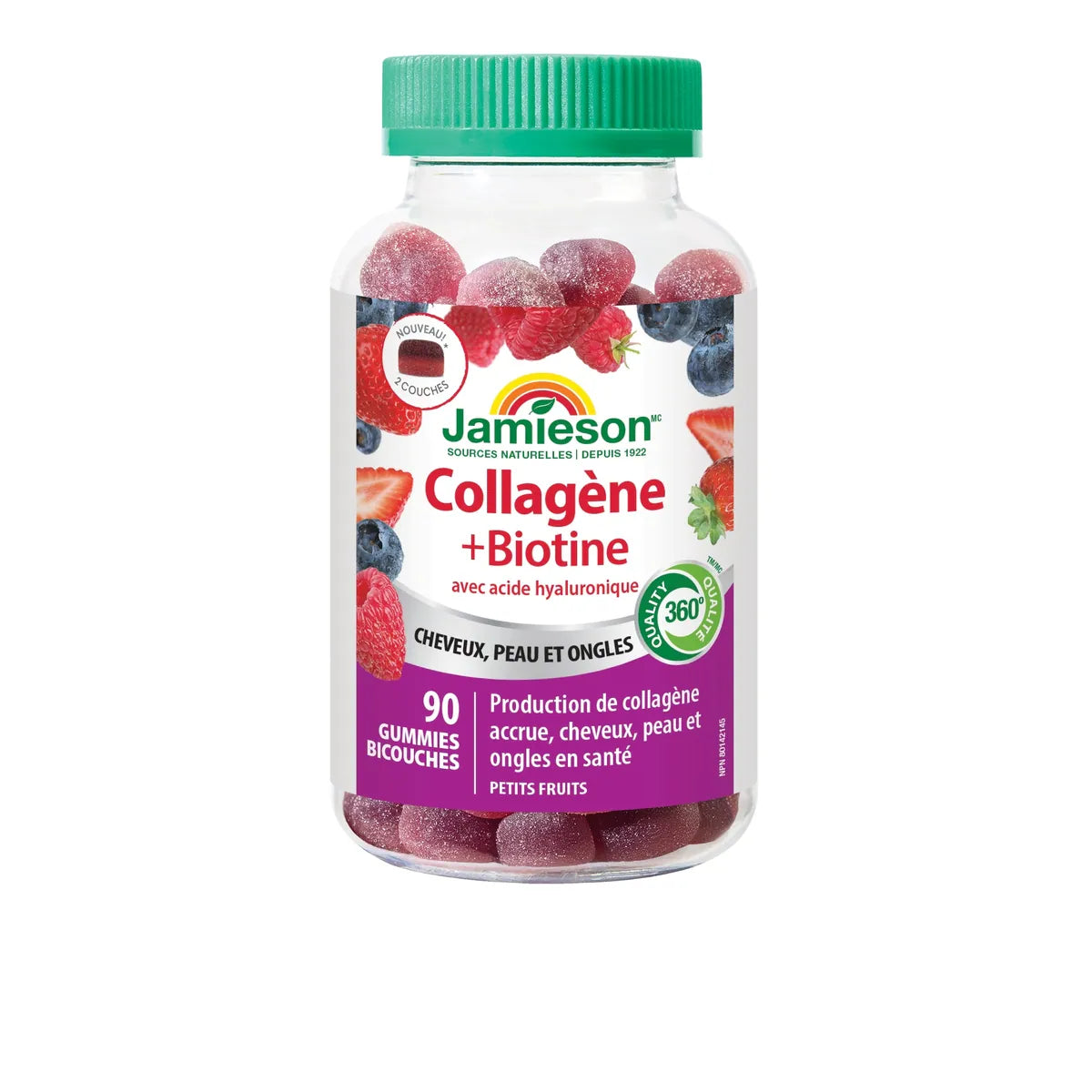 Colágeno Gomitas + Biotina con Ácido Hialurónico Jamieson ProVitamina