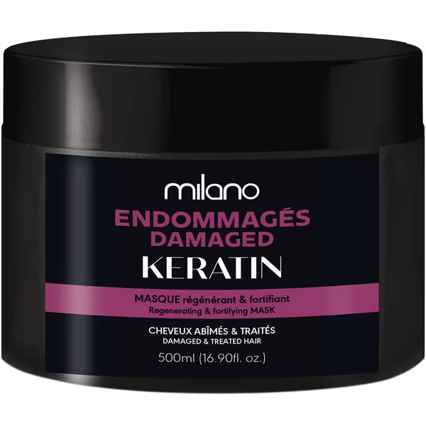 Mascarilla Keratin para Cabello Dañado milano