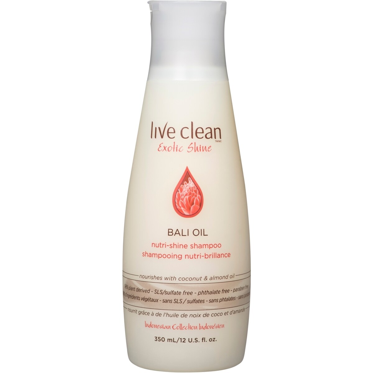 Shampoo Nutri-Brillo Aceite de Bali Live Clean