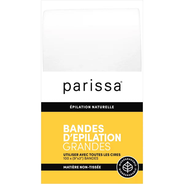 Bandas Depilatorias Grandes Biodegradables Parissa