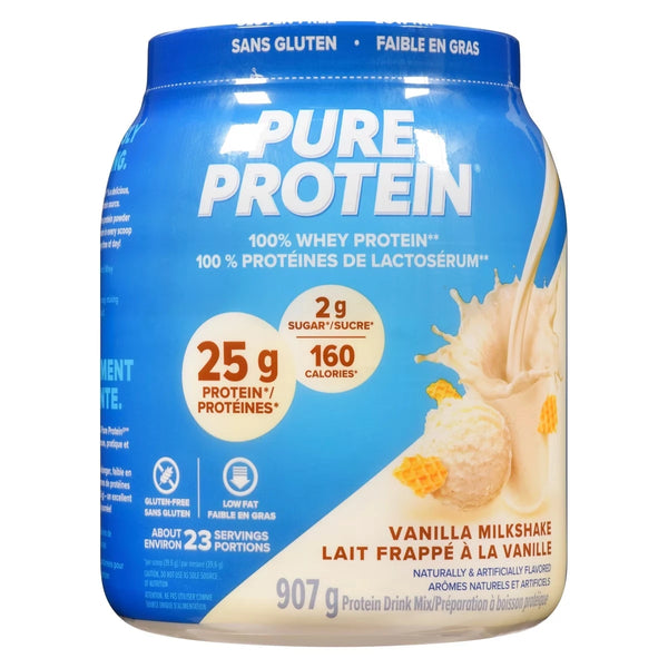 Proteína en Polvo 100% Suero de Leche Crema de Vainilla Pure Protein