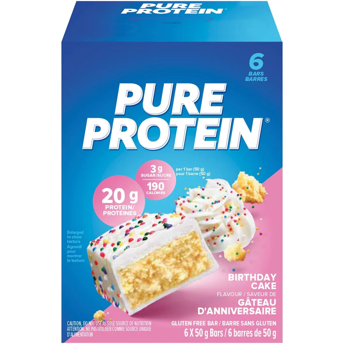 Barra de Proteína Sabor Torta de Cumpleaños Pure Protein