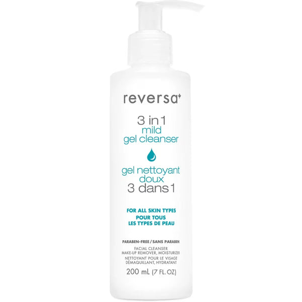 Gel Limpiador Facial Suave 3 en 1 Reversa