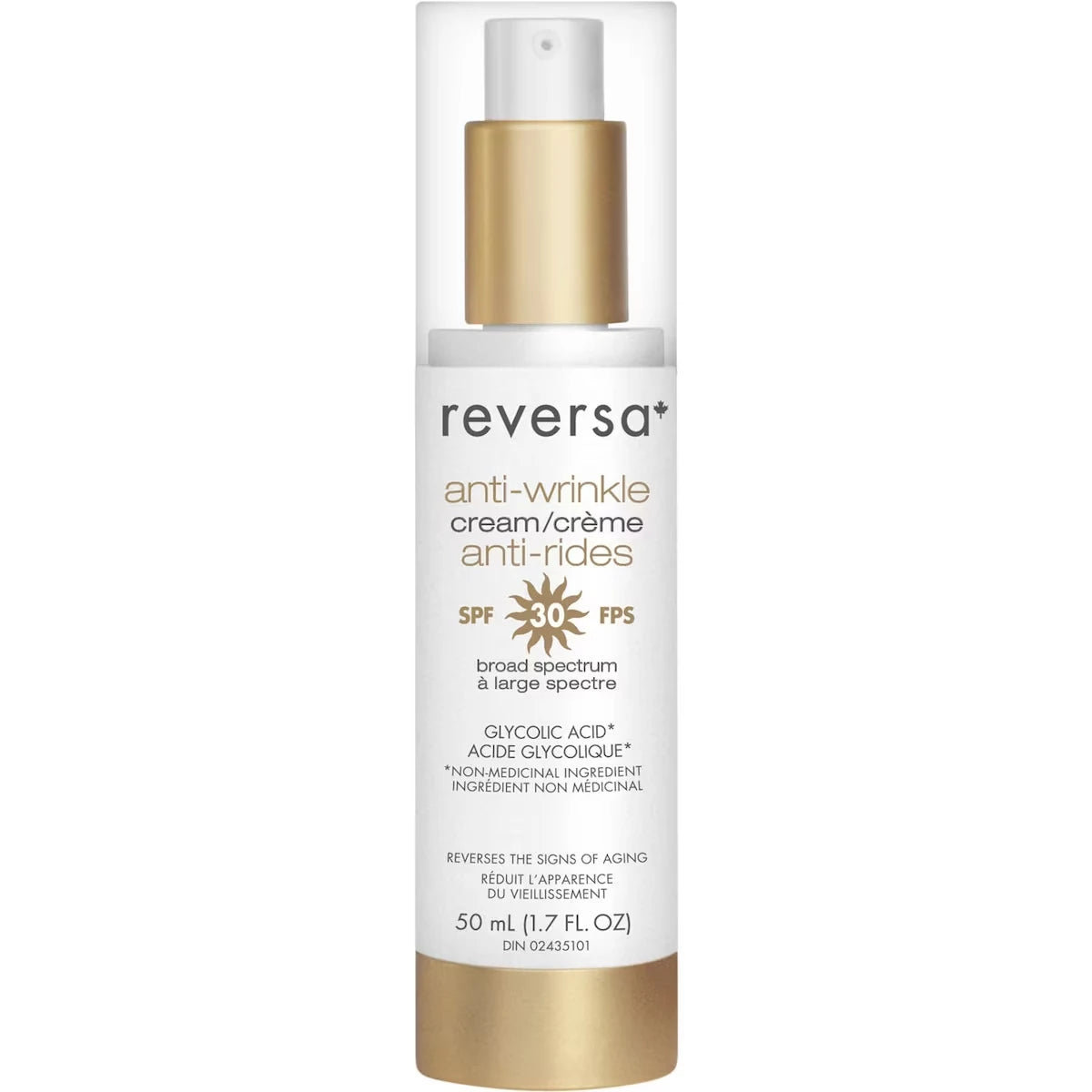 Protector Solar Anti-arrugas Crema SPF 30 Reversa