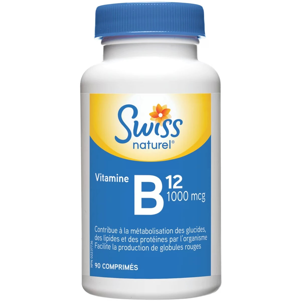 Suplemento de Vitamina B12 1000 mcg Swiss