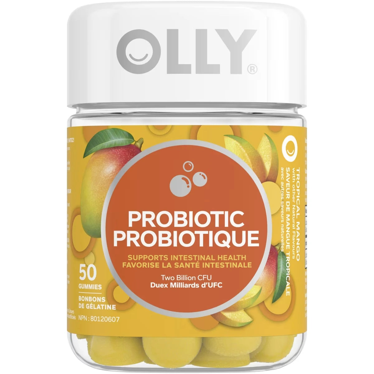 Suplemento Probiótico Sabor Mango OLLY