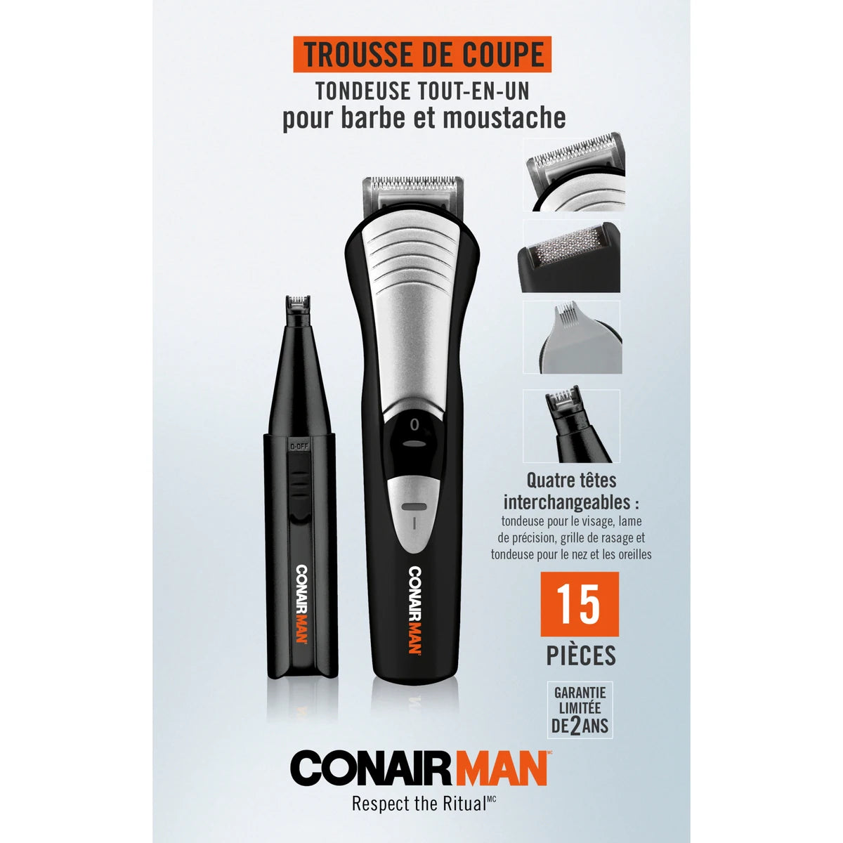 Cortadora Todo en Uno para Barba y Bigote Conair