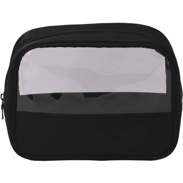 Organizador de Maquillaje Transparente Negro Quo Beauty