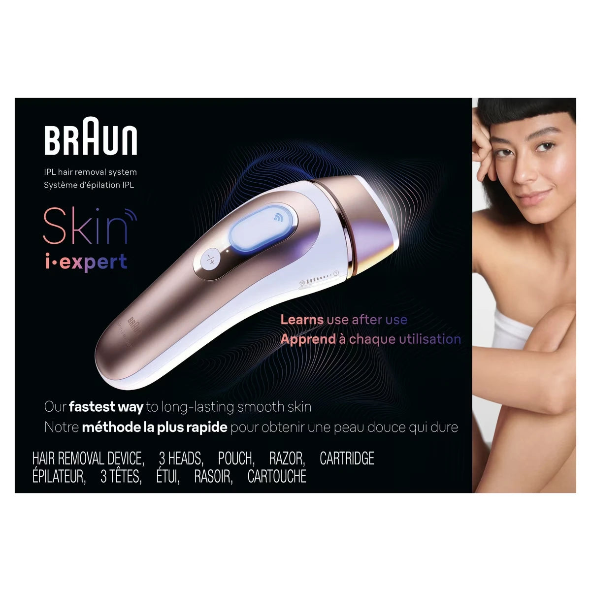 Depiladora Láser de Uso en Casa i-expert Braun