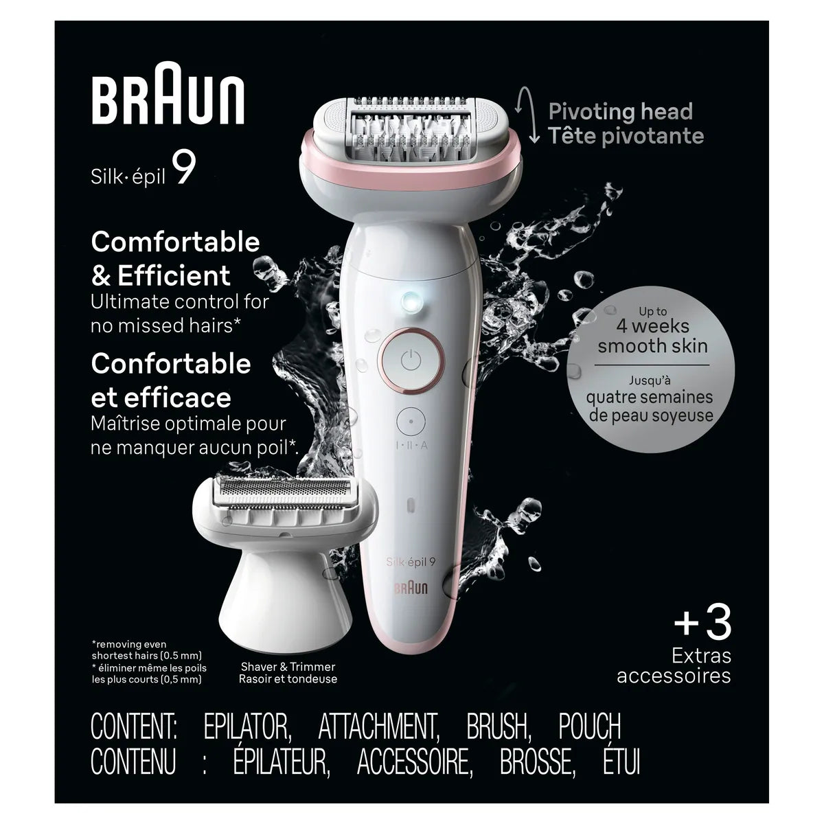 Cabezal Pivotante para Depiladora Silk-épil 9 Braun