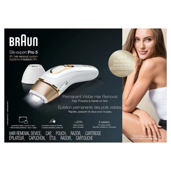 Depiladora IPL Silk·expert Pro 5 PL5157 Unisex Braun