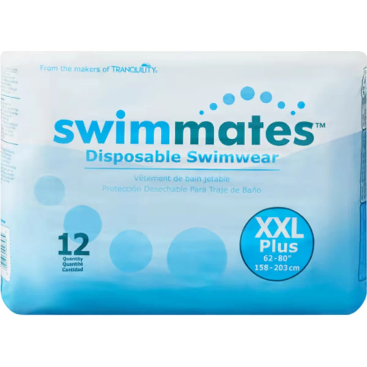 Pañales de Natación Desechables Swimmates Talla XXL Tranquility