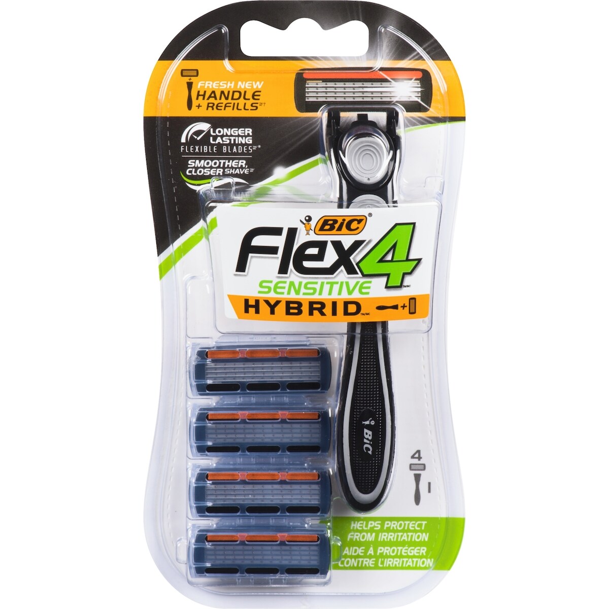 Máquina de Afeitar Flex 4 Piel Sensible BIC