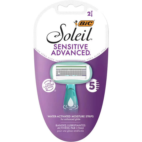 Máquina de Afeitar Desechable Soleil Sensitive Mujer BIC