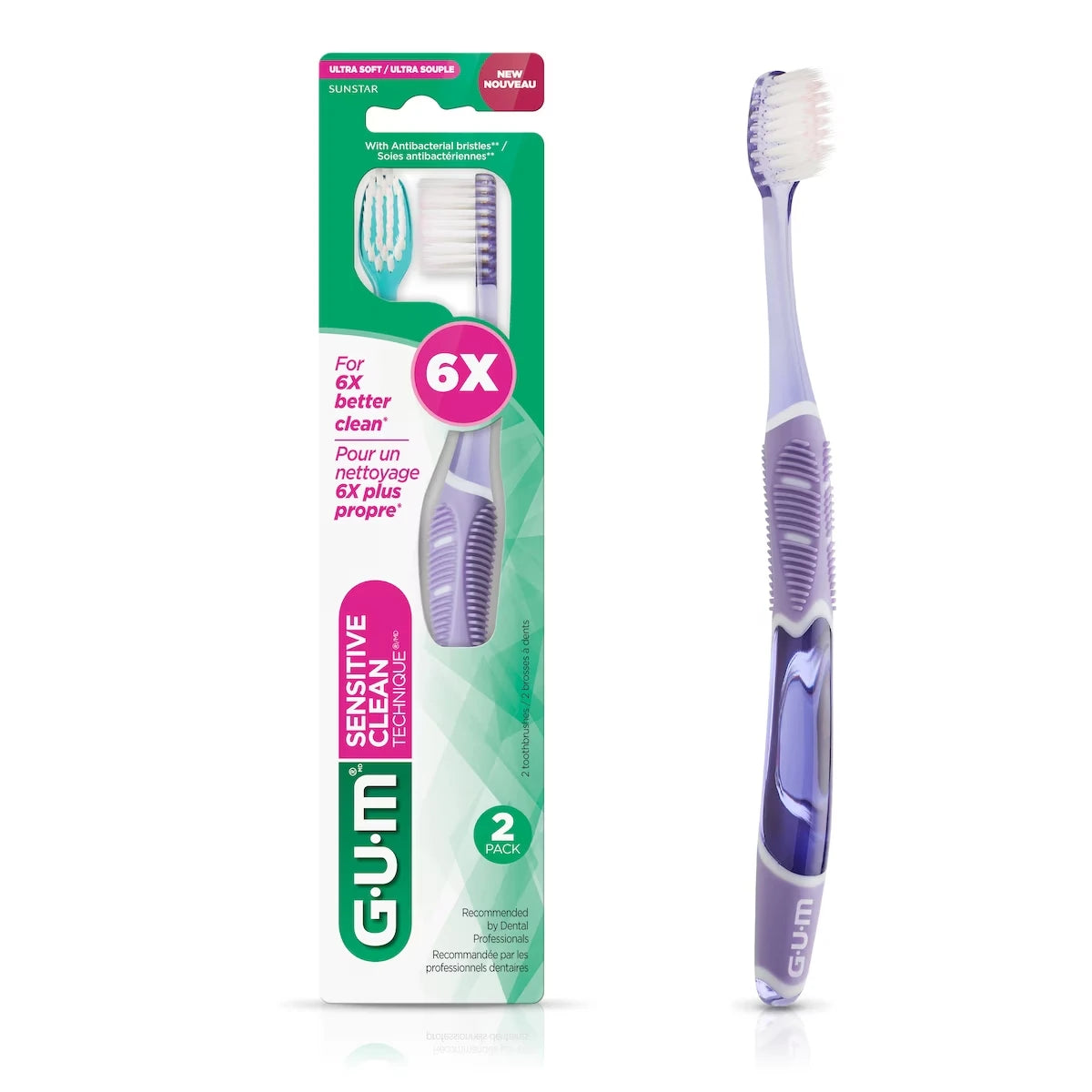 Higiene Bucal Cepillo De Dientes Techniqueᴹᴰ Sensitive Clean Gum