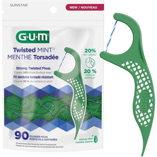 Arcos de Hilo Dental Menta 90 Unidades Gum
