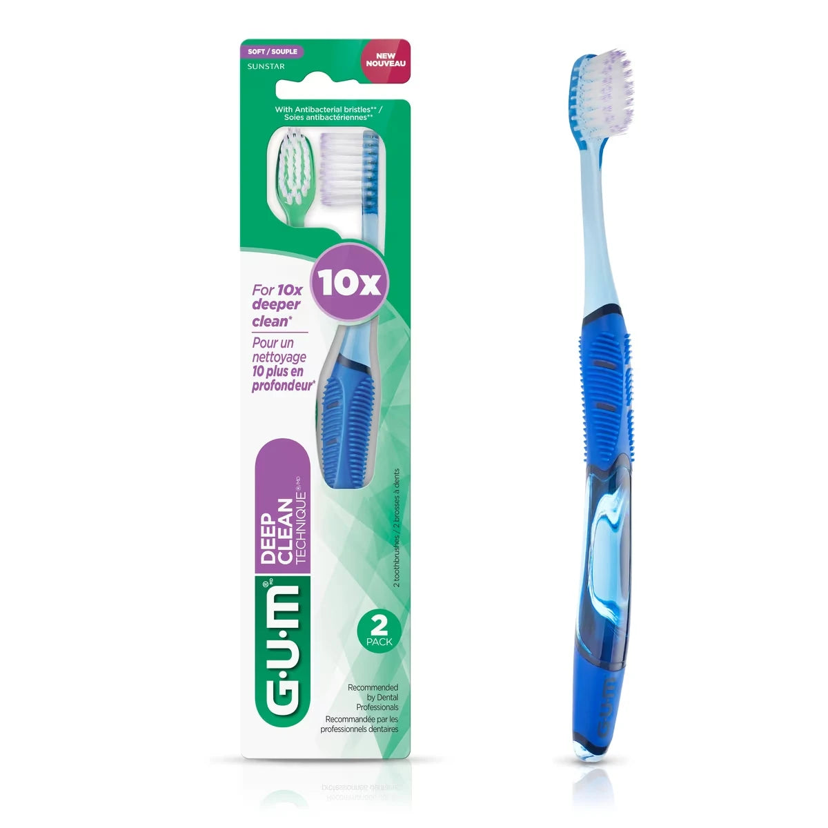 Cepillo de Dientes Cerdas Suaves Gum