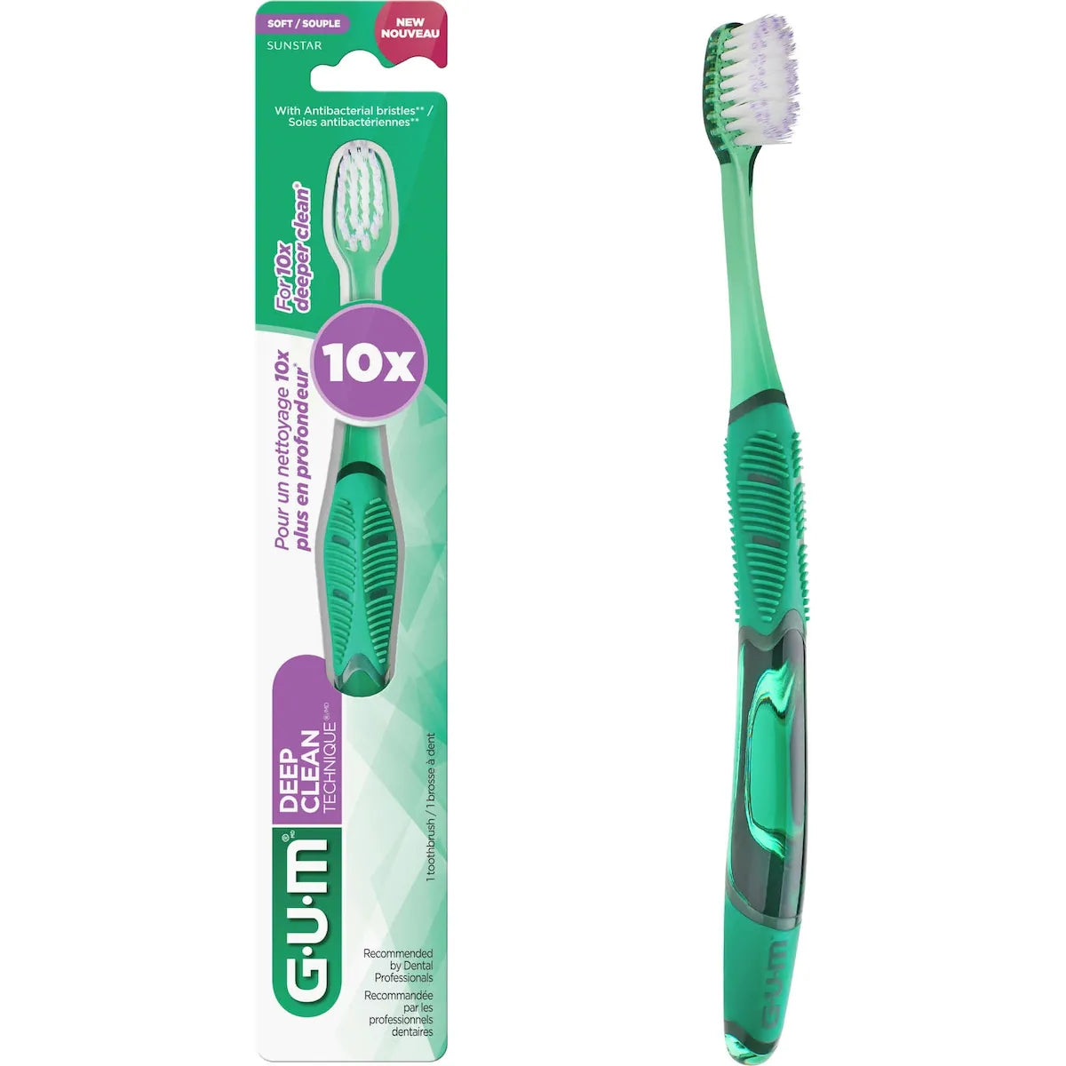 Cepillo de Dientes Technique Limpieza Profunda Compacto Suave Gum