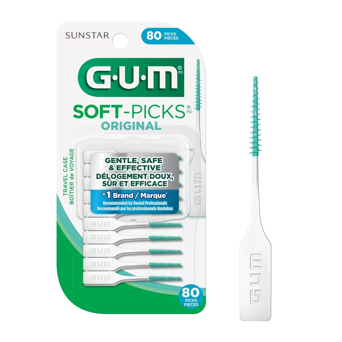 Palillos Interdentales Soft-Picks 80 Unidades Gum