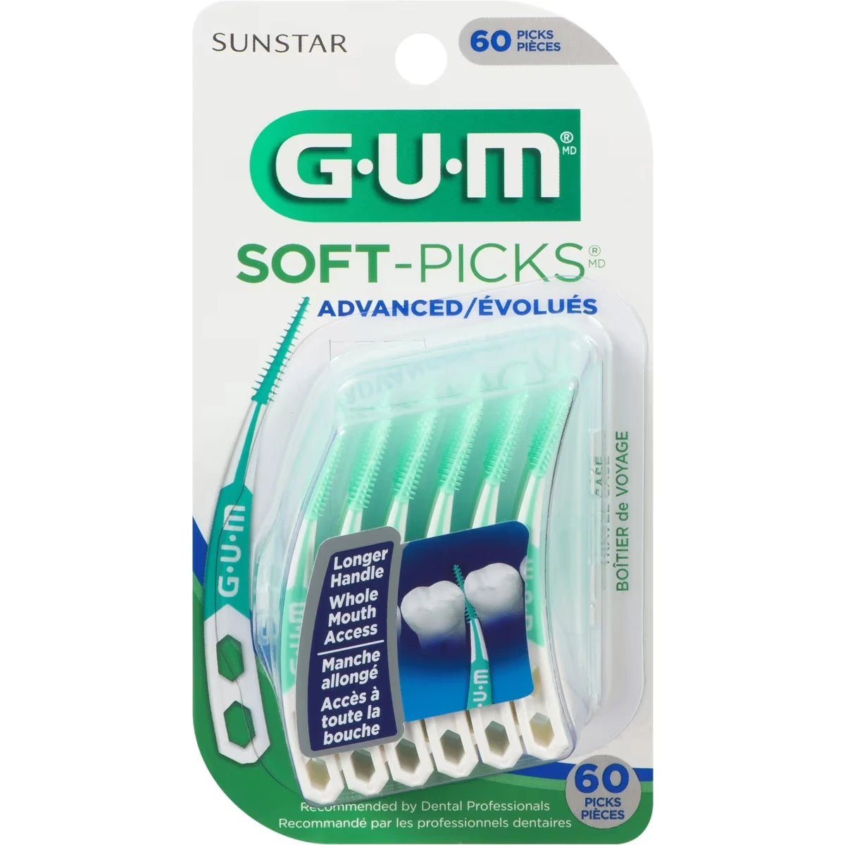 Palillos Interdentales Soft-Picks ÉvoluS 60 unidades Gum