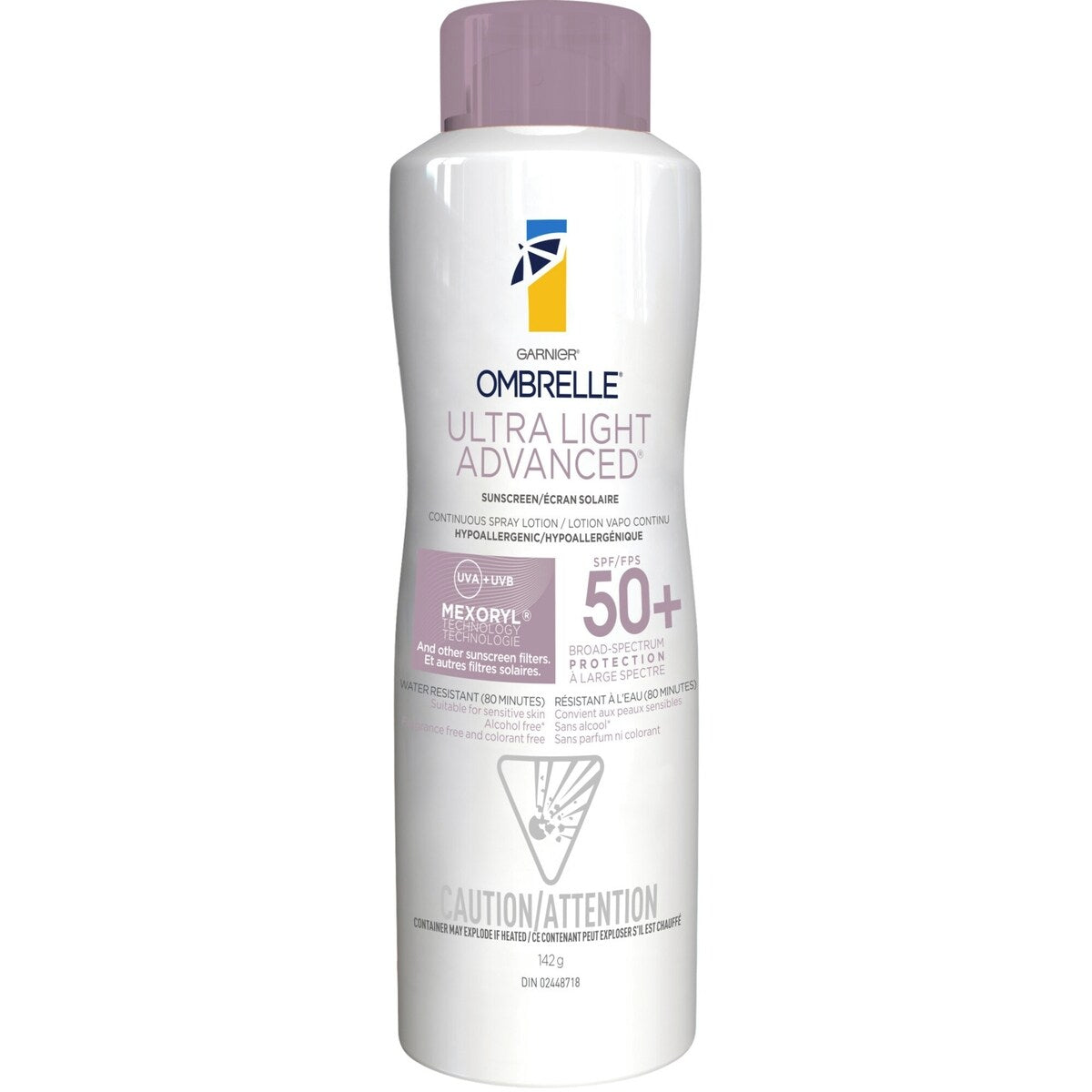 Spray Ultra Ligero Avanzado Protector Solar para el Cuerpo Garnier