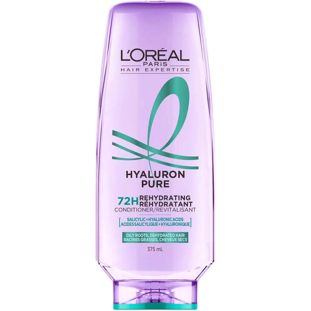 Acondicionador Hyaluron Pure Rehidratante 375 ml L'Oréal Paris