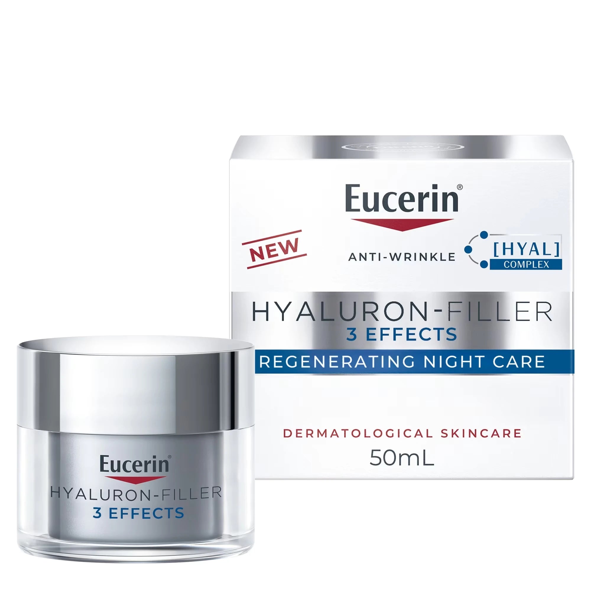 Crema Facial de Noche Antiarrugas 50 ml Eucerin